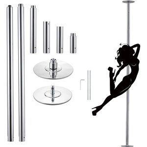 Barra de Baile de Acero Resistente de Fábrica OEM al por Mayor, Barra de Baile de Modo Dual Giratorio y Estático de 45 mm - Product Image 2