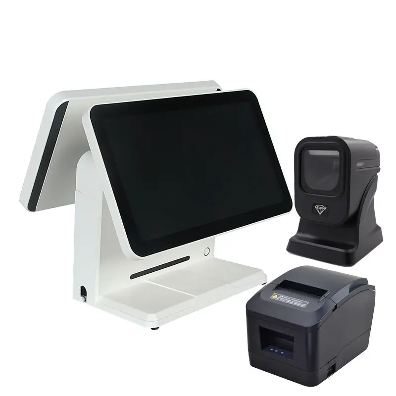 15.6 inch touch screen all in one POS system/cash register/cashier POS machine for shops/retails/bars