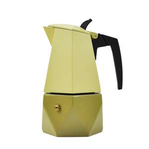 Premium 4-6 Cup Espresso Maker 150-300ml Inducción Adecuado Premium Espressokocher Camping Oficina Café Kaffeekocher Metal - Product Image 1