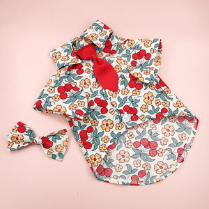 Nuevas Sudaderas con Capucha para <span class=keywords><strong>Perro</strong></span>, Elegantes y Clásicas, de Algodón, con Estampado Floral, Estilo Instagram, para Otoño - Product Image 2