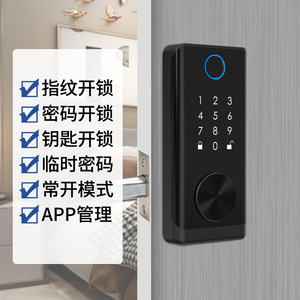 <b>Smart</b> <b>Lock</b> Stainless Steel Fingerprint Password Steel Door Unlock With App Management - Product Image 1