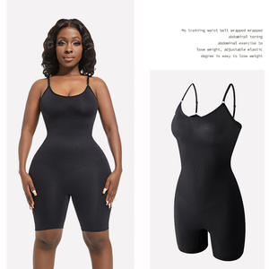 Body Gainant Sans Coutures pour Femme, Sans Manches, Effet Ventre Plat, en Tissu Respirant Nylon Élasthanne - Product Image 4