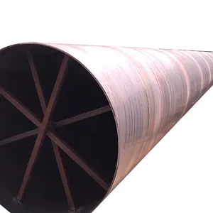 Tubo de aço carbono ASTM A572 GRAU 50 SSAW soldado em espiral 40 de 10 polegadas