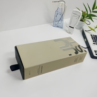 Boîtes de montre vides avec logo personnalisé boîte cadeau en carton rigide noir blanc réutilisable stratification mate gaufrage estampage pour hommes pour