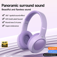 Headphone Nirkabel Lipat Retro Over-Ear Tahan Air Headset Gaming Latensi Rendah Suara Hi-Fi Daya Tahan Baterai Lama Ponsel