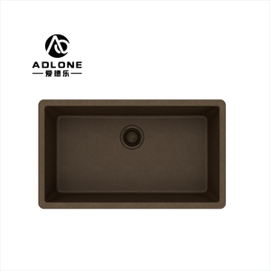 Évier de cuisine en granit à bol unique fait à la main Lavabo en marbre populaire sans robinet Accessoires de cuisine personnalisables - Product Image 5