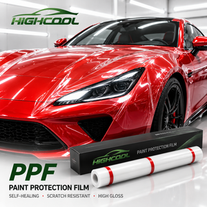 HIGHCOOL Rollo de Película Protectora Transparente para Automóviles de 1.52*15m, TPU PPF, Suministro de Fábrica para Importadores de Accesorios Automotrices - Product Image 1