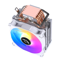 QiuzAim X99 ordinateur 4/6 caloduc 1700CPU ventilateur dissipateur de chaleur 120mm tour 1200/AM5/1151 lumineux silencieux ordinateur de bureau 2011