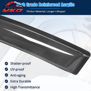 Pare-soleil et déflecteur de pluie pour Ford Fusion Lincoln MKZ 06-12, lot de 4 pièces, protection des vitres latérales des portières de voiture - Product Image 3