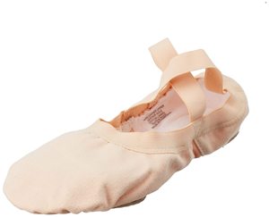 Chaussons de danse souples pour femmes, semelle plate en cuir, doublure en coton, sangle élastique, tige synthétique, rose, faible MOQ, OEM, ODM, DDP - Product Image 1