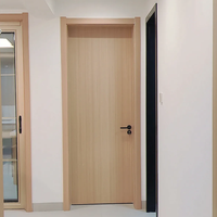 Plaques de porte en bois en promotion – Portes en bois modernes personnalisées 48 dB, intérieures massives pour appartement, hôtel, bureau, chambre