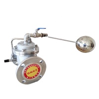 100x Vanne à flotteur télécommandée en acier inoxydable à diamètre plein DN50-DN600, commande hydraulique, pneumatique moyenne