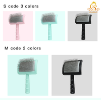 Brosse en acier inoxydable portable facile à utiliser pour l'épilation des chats et des chiens Meilleurs peignes pour animaux EUR PET Meilleures ventes avec logo personnalisé