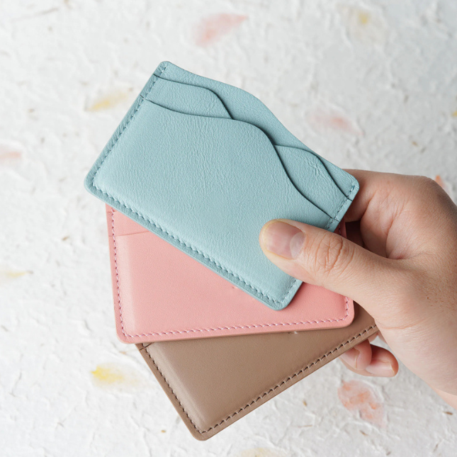 PU Leather Card Holder Portable ID