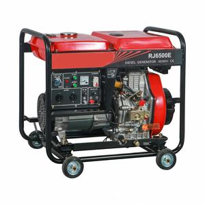 Tengka DG7000E 6kW 6kVA Open Frame Diesel Generator Welding Machine for Engine <b>12V</b> <b>DC</b> Electric Start Air Cooled CE Certified 1 - Product Image 4
