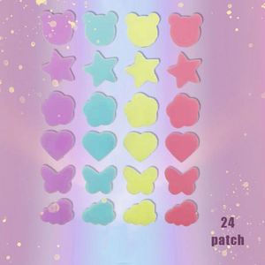 แผ่นแปะดูดซับสิวแบบไฮโดรคอลลอยด์ ดีไซน์สีสันสดใส ใช้ง่าย สำหรับดูแลผิว ป้องกันสิว เหมาะสำหรับเล่นกีฬา กิจกรรมกลางแจ้ง และการใช้งานประจำวัน อุปกรณ์เสริมปกป้องผิว สามารถสั่งทำได้ - Product Image 3