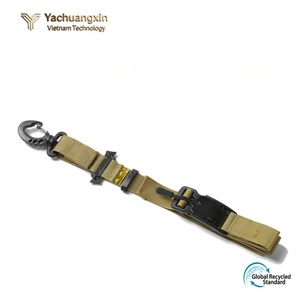 Correa de nailon para exteriores con mosquetón y hebilla de liberación rápida para senderismo y camping, 1 unidad - Product Image 2