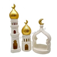 Décorations du Ramadan Superwin CTO 2026, mosquée en résine faite à la main, décoration de bureau du Ramadan, ornement de table musulman Eid Mubarak