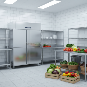 Refrigerador Comercial MUXUE de Acero Inoxidable con Puerta de Cierre Automático y Evaporador de Cobre Puro - Product Image 6