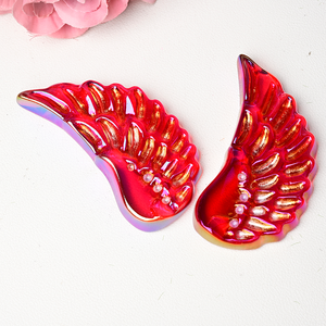 ขายส่งคริสตัลรูปหัวใจปีกนางฟ้าคุณภาพสูงขัดเงา แฟชั่นทันสมัย ตกแต่งบ้าน ของขวัญคริสต์มาส CrystalHola ปลอดภัย - Product Image 4