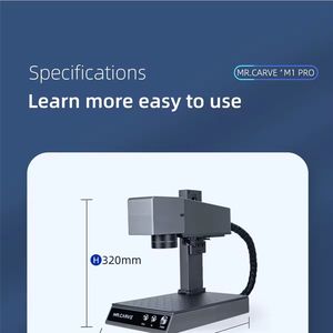 Mini Incisore Laser <span class=keywords><strong>MR</strong></span>.CARVE M1 Pro, Leggero (6,26 kg) per Metallo e Gioielli M1 - Product Image 4