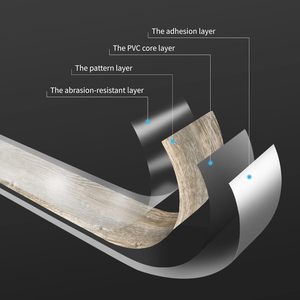 Tự dính PVC Laminate Sàn Vinyl LVT sử dụng trong nhà với phong cách thiết kế Châu Âu và chống trượt Tính năng - Product Image 5