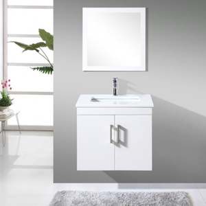 Mueble de Baño Impermeable de Diseño Moderno, Mueble de Pared con Espejo con Luz LED, Mueble de Baño Doble de Aluminio - Product Image 5