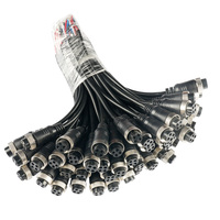 GX16 Câble de connexion moulé par injection en métal à 4 broches Spécifications du câble d'extension Connecteurs mâle-femelle