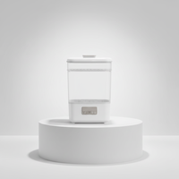 Ensemble stérilisateur et biberon électrique intelligent pour bébés de 0 à 12 mois, sans BPA, avec poignée, empilable, design de voyage