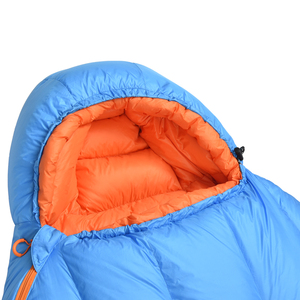 Hydrophobic Lake <strong>Blue</strong> Duck Down <strong>Sleeping</strong> <strong>Bag</strong> with Loft Base-Ultra Lightweight 4 Season Men's and Women's Mummy <strong>Bag</strong> for Camping - Product Image 3