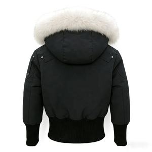 <span class=keywords><strong>Parka</strong></span> courte décontractée pour femme Boying avec capuche et col en fourrure de renard, coupe-vent en polyester, doudoune chaude d'hiver ODM / OEM - Product Image 6