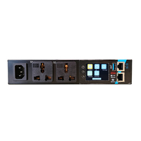 YESEEDER Rack MINI Smart PDU, Tira de Enchufes Universales de 2 Tomas, 16A 230V, Red Inteligente RJ45 485 USB, IP Independiente, SNMP, MODBUS, MQTT
