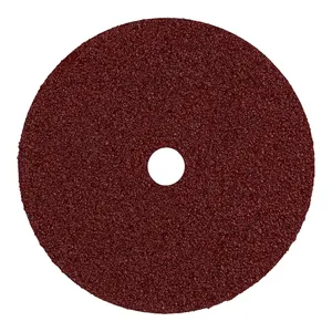 Disco abrasivo con supporto in fibra BOX 5 7', grana 36, TRUPER - Product Image 1