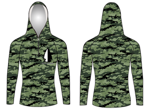 Personalizado Kryptek <span class=keywords><strong>Camo</strong></span> Blue Design Alto rendimiento Protección solar con capucha Pesca Jersey Camisa para pescar - Product Image 4