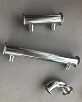 Équipement de brassage de bière de colonne de 51mm de Long 450mm 1/2 "tube de condenseur de colonne de reflux de distillation de vin masculin de NPT