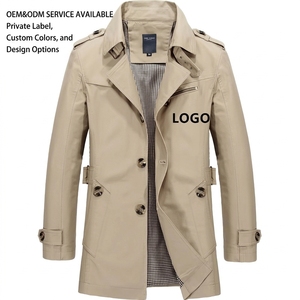 Giacche Lunghe e <span class=keywords><strong>Trench</strong></span> da <span class=keywords><strong>Uomo</strong></span> alla Moda per l'Autunno e l'Inverno, Stile Business e Streetwear - Product Image 1
