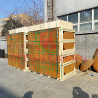 Barbecue en acier Corten 3 mm, foyer et réchaud de camping, barbecue au charbon de bois en acier Corten