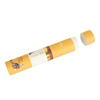Boîte Cadeau Cylindrique en Carton Rigide Personnalisée pour Bâtonnets d'Aromathérapie de Luxe, avec Dorure à Chaud, Lamination Mate, Revêtement UV, Écologique et Recyclable