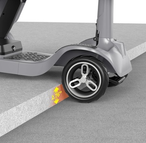 Patinete Eléctrico Plegable de Cuatro Ruedas con Marco de Aluminio, Batería de Litio Impermeable, Motor de 500W, Alcance de 55KM, SPD-2 de Largo Alcance - Product Image 5