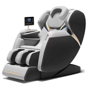 เก้าอี้นวดตัวเต็มรูปแบบ 4D พร้อมหุ่นยนต์นวด ราง SL 61 ช่องลม หนัง PU สำหรับใช้ในบ้าน - Product Image 1