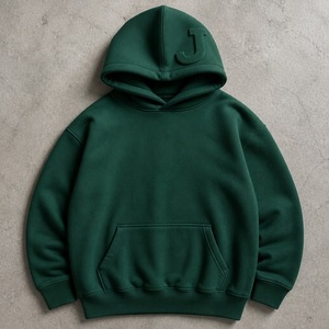 Felpa con Cappuccio Oversize Personalizzata per <span class=keywords><strong>Uomo</strong></span>, 100% Cotone, Logo 3D in Rilievo, Stile Streetwear, Produzione ODM all'Ingrosso - Product Image 4