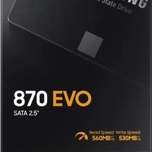 MZ-77E2T0BW 870 EVO 2TB ฮาร์ดดิสก์ SSD แบบ V-NAND ภายในขนาด 2.5 นิ้ว ความหนา 7 มม. SATA III 6GB/s 1200TBW รับประกัน 5 ปี สำหรับเดสก์ท็อป - Product Image 1