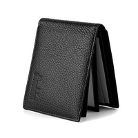 Dompet Kartu Kulit Pria Minimalis Sederhana Desain Merek DEABOLAR Grosir