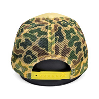 Casquette Snapback 5 Panneaux à Imprimé Camouflage Vintage, Bordure en Corde, Broderie Monogramme sur Panneau Avant, Visière Plate, Logo Personnalisé, Fournisseur OEM en Gros