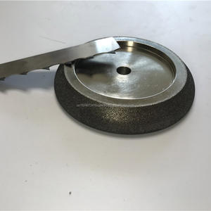 Meule CBN à rayon d'arc diamanté électrolytique personnalisée Meule CBN électrolytique pour l'affûtage de la scie à ruban - Product Image 2