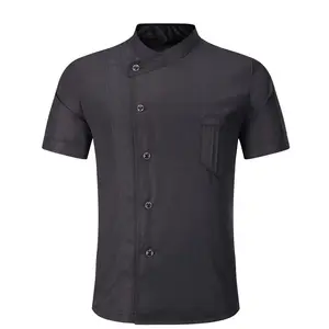 2020 new design custom restaurant men's work uniform kitchen chef jacket shirt for women