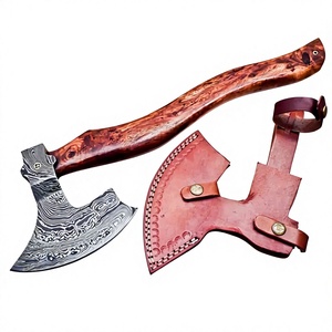 Hacha de supervivencia con mango de madera tallado a mano y hoja de acero forjado, herramienta para exteriores, hacha OEM en venta a bajo precio. - Product Image 2