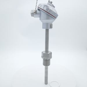 เครื่องส่งสัญญาณแบบบูรณาการหัววัดความต้านทานความร้อนแพลตตินัมหุ้มเกราะเซ็นเซอร์วัดอุณหภูมิ Pt100ได้อย่างแม่นยำ - Product Image 3