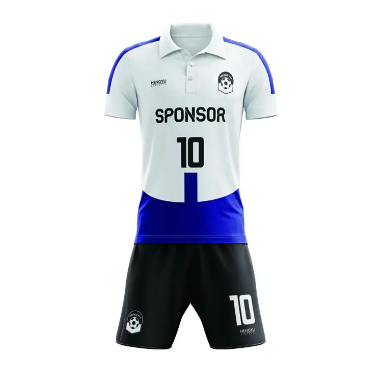 HENGYU yeni tasarım futbol forması futbol takımları çocuk için oyun üniforma