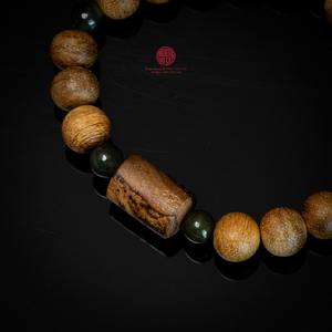 Pulsera de cuentas de madera de agar natural para bebés y niños, madera de oud auténtica, fragancia suave, joyería hecha a mano segura, venta al por mayor - Product Image 2